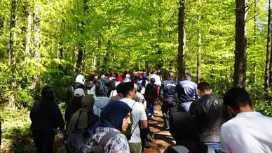 500 genç doğa yürüyüşü ve dragon kano etkinliğine katıldı
