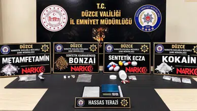 Düzce’de uyuşturucu operasyonu: 25 suç kaydı bulunan şüpheli tutuklandı