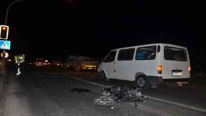 Aydın’da hafif ticari araçla çarpışan motosikletin sürücüsü öldü