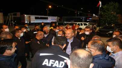 İçişleri Bakanı Süleyman Soylu, Kastamonu’da Afet Koordinasyon Merkezi’ndeki toplantıya katıldı
