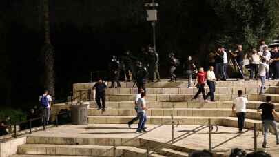 İsrail polisinden Kudüs’teki Filistinli tutuklulara destek gösterisine müdahale: 4 yaralı