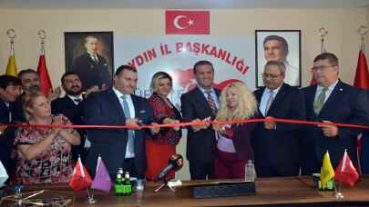 TDP Genel Başkanı Sarıgül, Aydın’da partisinin il başkanlığı binasının açılışında konuştu: 