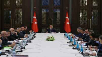 Cumhurbaşkanlığı Külliyesi’nde toplantı yapıldı
