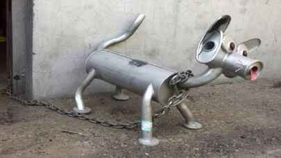 Konyalı metal ustası atık malzemeleri sanat eserine dönüştürüyor