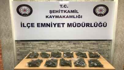 Gaziantep’te evinde 1,4 kilogram esrar ele geçirilen zanlı tutuklandı