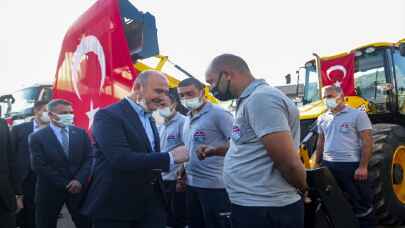 İçişleri Bakanı Soylu İş Makinaları Teslim Töreninde konuştu: