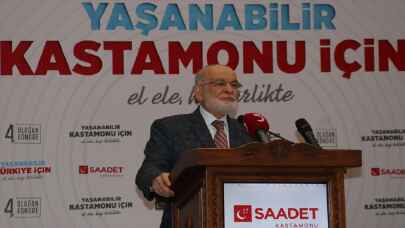 Saadet Partisi Genel Başkanı Karamollaoğlu Kastamonu’da konuştu: