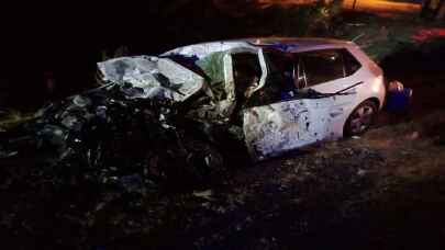 Gaziantep’te otomobille tanker çarpıştı
