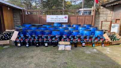 Kırklareli’nde 4 bin 881 litre kaçak içki ele geçirildi