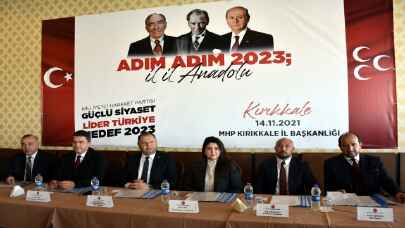 MHP’li Yılık, Kırıkkale’de ”Adım Adım 2023 İl İl Anadolu” programında konuştu: