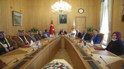 TBMM Başkanı Şentop, Katar Şura Meclisi Başkan Yardımcısı AlSulaiti’yi kabul etti