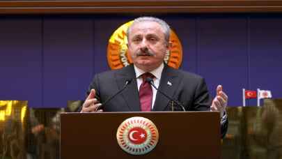 TBMM Başkanı Şentop, basın toplantısı düzenledi: (1)