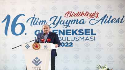 TBMM Başkanı Şentop, İlim Yayma Ailesi 16. Geleneksel 1 Ocak Buluşması’nda konuştu: