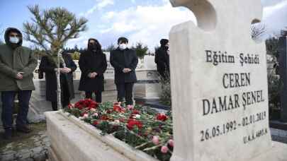 Akademisyen Ceren Damar Şenel mezarı başında anıldı