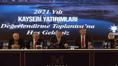 AK Parti’li Özhaseki 2021 Yılı Kayseri Yatırımları Değerlendirme Toplantısı’nda konuştu: