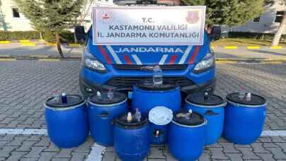 420 litre kaçak içki yakalandı!