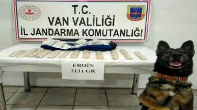 Van’da 2 kilo 100 gram eroin ele geçirildi