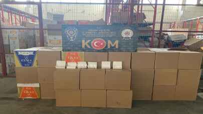 Adana’da kaçak 2 milyon 732 bin makaron ele geçirildi