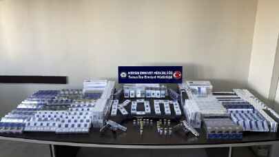 Mersin’de kaçakçılık ve uyuşturucu operasyonu