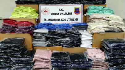 Ordu’da lisanslı tekstil ürünleri çalan 5 kişi yakalandı