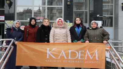 Çorum’da şiddet mağduru kadına KADEM’den destek