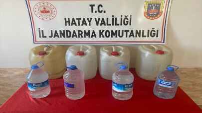 Hatay’da sahte içki ve kaçak sigara operasyonunda 3 kişi yakalandı