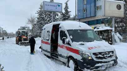 Kahramanmaraş’ta kar kalınlığı 55, Adıyaman’da 50 santimetre ölçüldü