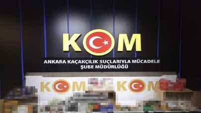 Başkentte kaçakçılık operasyonu!