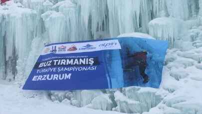 Türkiye Buz Tırmanış Şampiyonası Erzurum’da tamamlandı