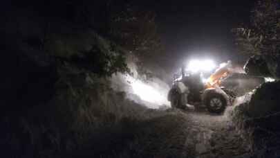 Kastamonu’da kara yolu kapandı