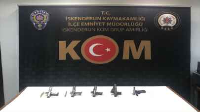 Hatay’da silah kaçakçılığı ve uyuşturucu operasyonu