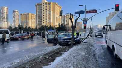 İstanbul’da otomobilin çarptığı sürücü kursu eğitmeni ağır yaralandı