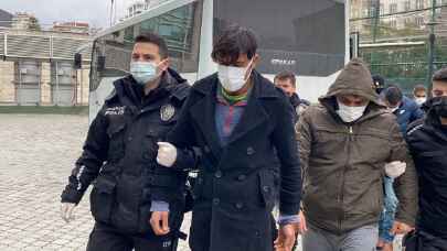 Samsun’da yakalanan Irak uyruklu 12 DEAŞ şüphelisi adliyede