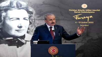 TBMM Başkanı Şentop, Füreya Koral Sergisi’nin açılışında konuştu