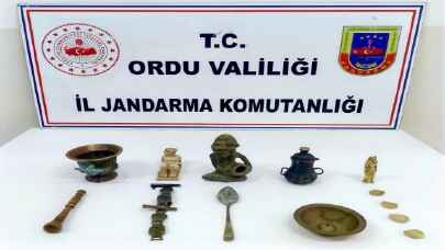 Ordu’da Osmanlı dönemine ait eserler ele geçirildi 