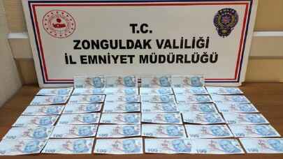 Zonguldak’ta sahte para operasyonunda 3 şüpheli yakalandı