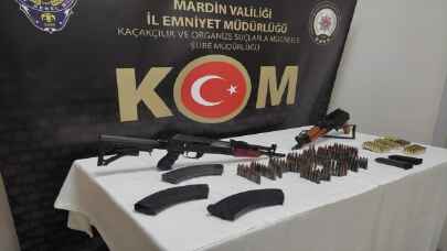 Mardin’de iki uzun namlulu silah bulunan evdeki zanlıya gözaltı