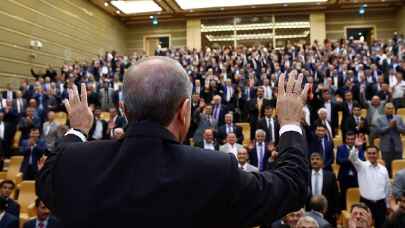 Cumhurbaşkanı Erdoğan, Beştepe'de muhtarlarla buluştu