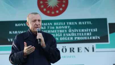 Cumhurbaşkanı Erdoğan, Karaman’da toplu açılış töreninde konuştu