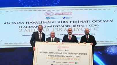 Antalya Havalimanı için peşinat ödendi
