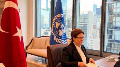 Bakan Yanık'ta New York'ta 'kadın' vurgusu