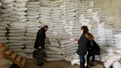 Bursa'da 17 bin 150 kilogram izinsiz gübre ele geçirildi