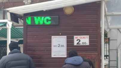 Bursa'da WC'ler de zamlanıyor