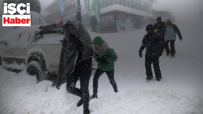 Megakent kara battı, trafik felç oldu
