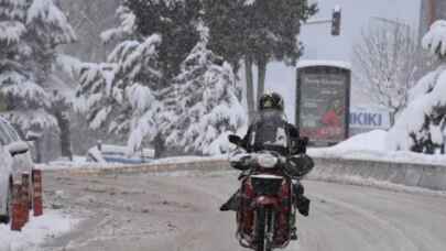 İstanbul'da motokuryelere 'kar' yasağı!