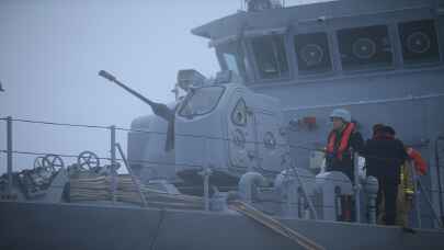 KIRKLARELİ - Mayın tarama gemisi "TCG Amasra" İğneada açıklarında mayın arama faaliyetlerini sürdürecek