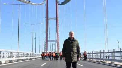 Ulaştırma ve Altyapı Bakanı Karaismailoğlu: "Mega proje 1915 Çanakkale Köprüsü'nden üretime 5.2 Milyar Avroluk katkı"