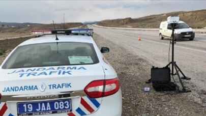 Yerli mobil hız tespit sistemi Çorum'da
