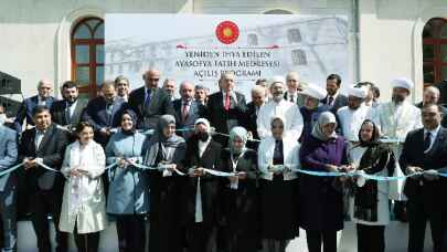 Cumhurbaşkanı Erdoğan: Bir emanet daha ihya edildi