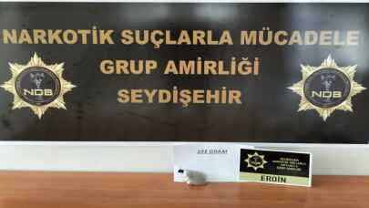 Konya'da üst aramasında uyuşturucu bulunan otobüs yolcusu tutuklandı